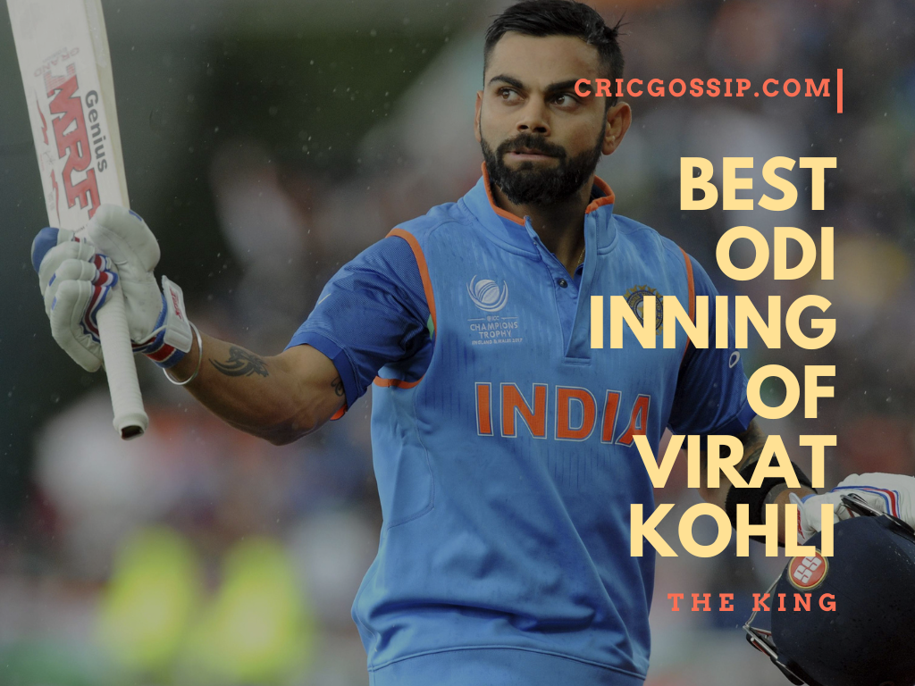 Virat Kohli's best innings in ODIs all time